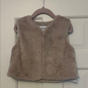 Old Navy Kids Faux Fur Vest - Brown